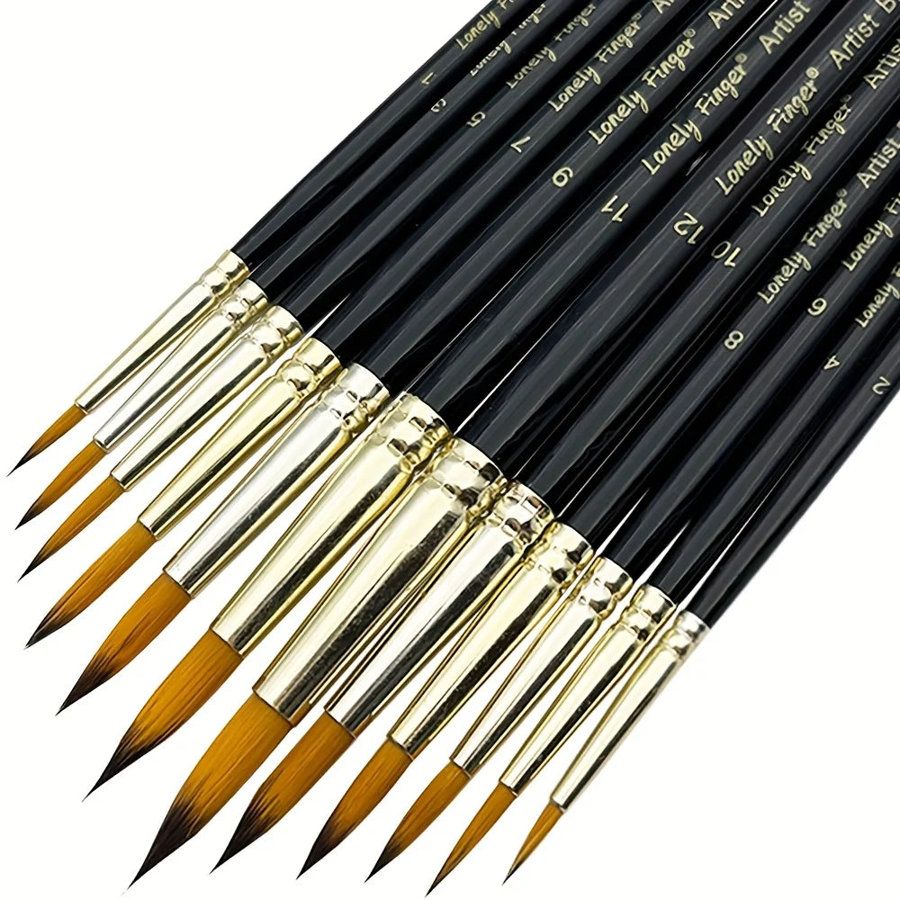 Lonely Finger Premium Synthetic Art Paint Brush Set For Artists