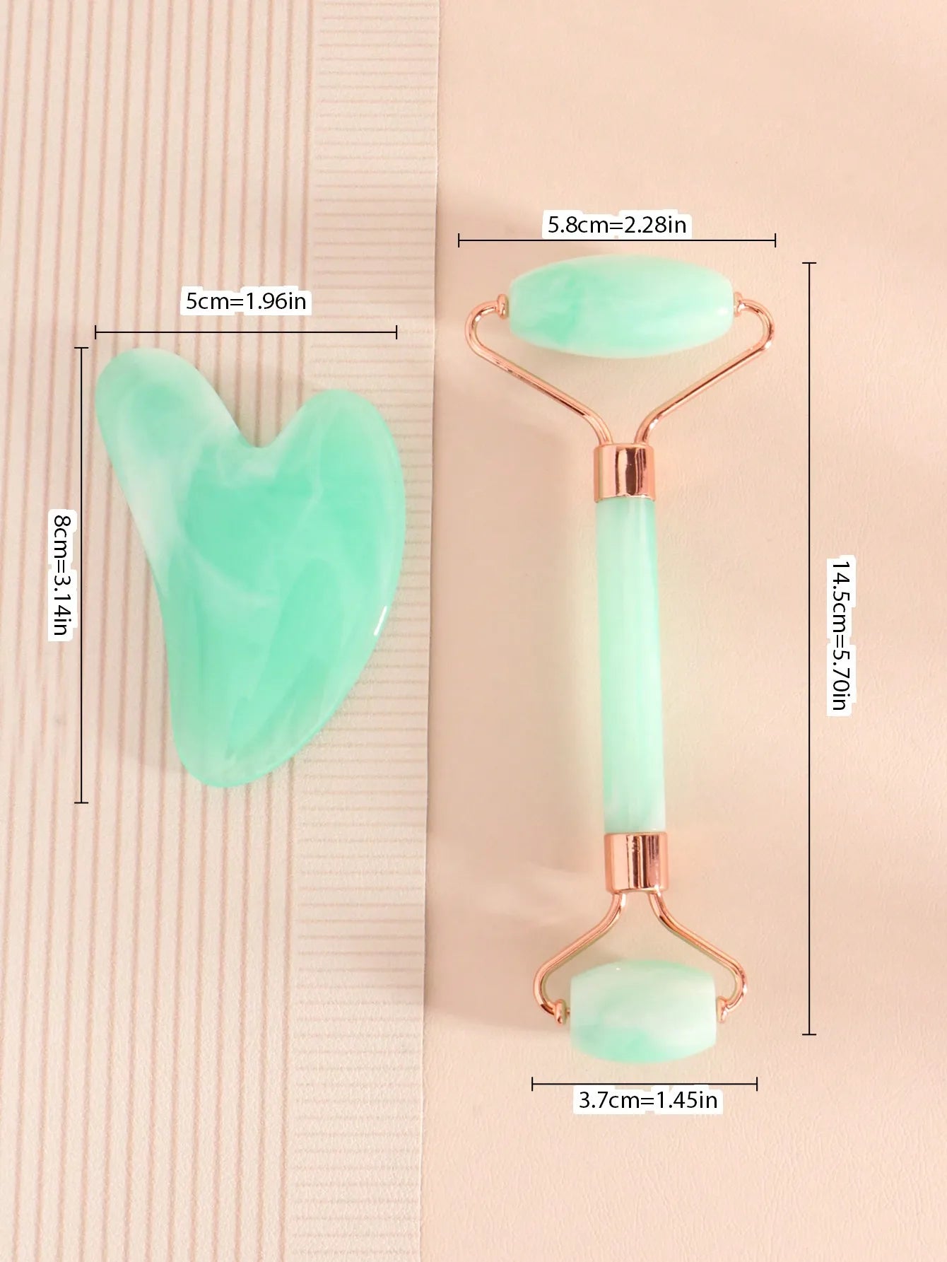 Facial Massage Scraping Beauty Tool Kit 3 Piece Set by S And B Enterprise