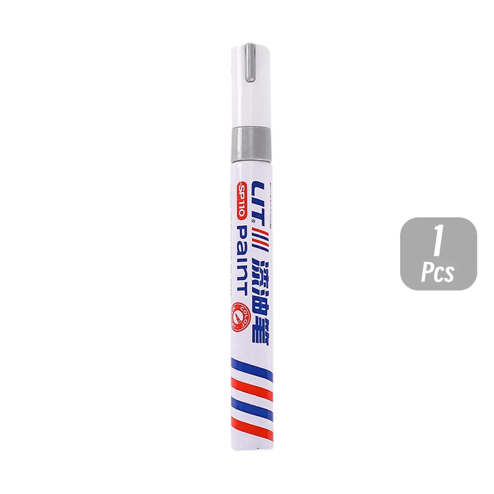 3mm 10p Colorful 8 Colors Permanent Paint Marker Waterproof White Markers tire tread rubber fabric Paint metal Paint Marker Pens by S And B Enterprise
