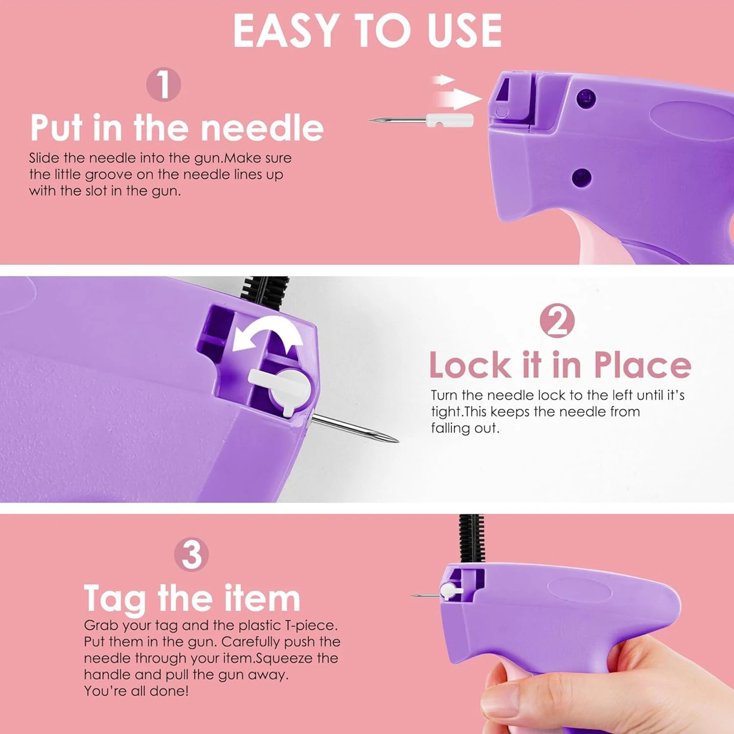 Stitch Gun Quick Clothing Fixer For Sewing And Hemming Tool by S And B Enterprise