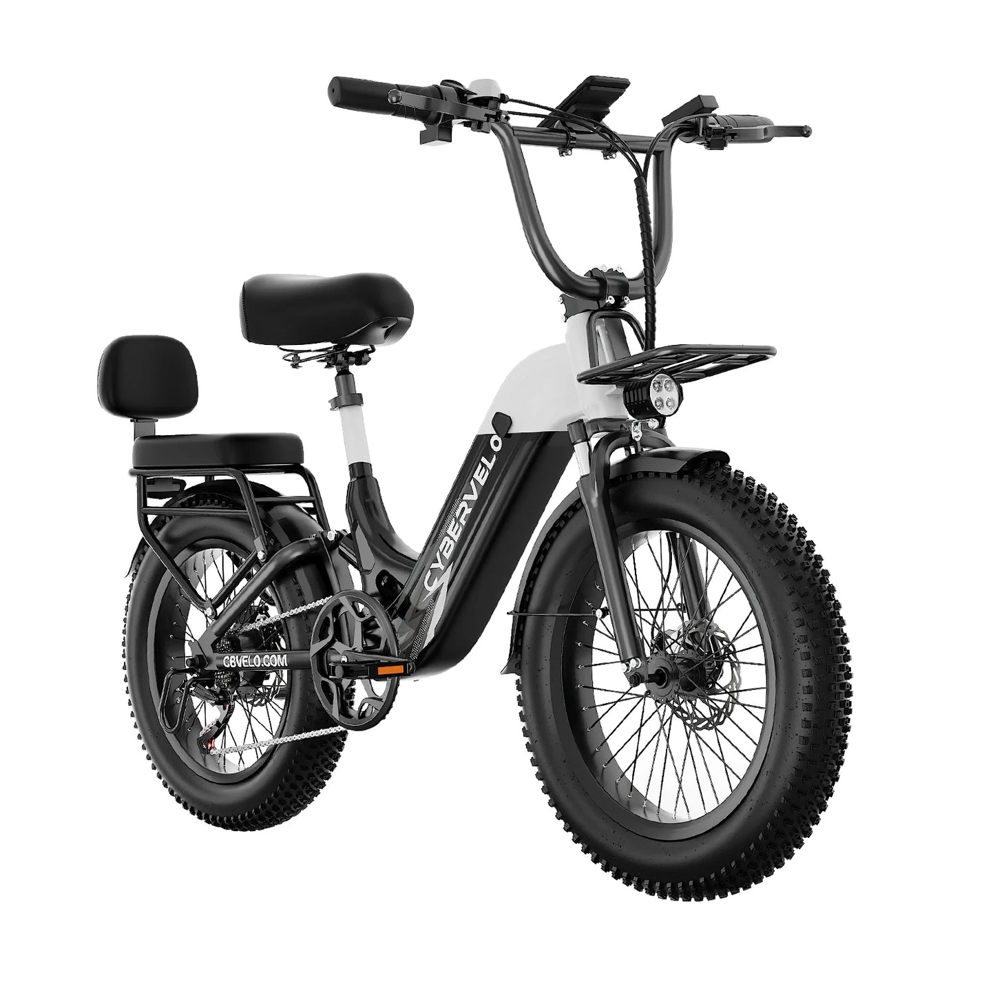 CYBERVELO EK12 Step-Thru Electric Bike 48V 20Ah Battery