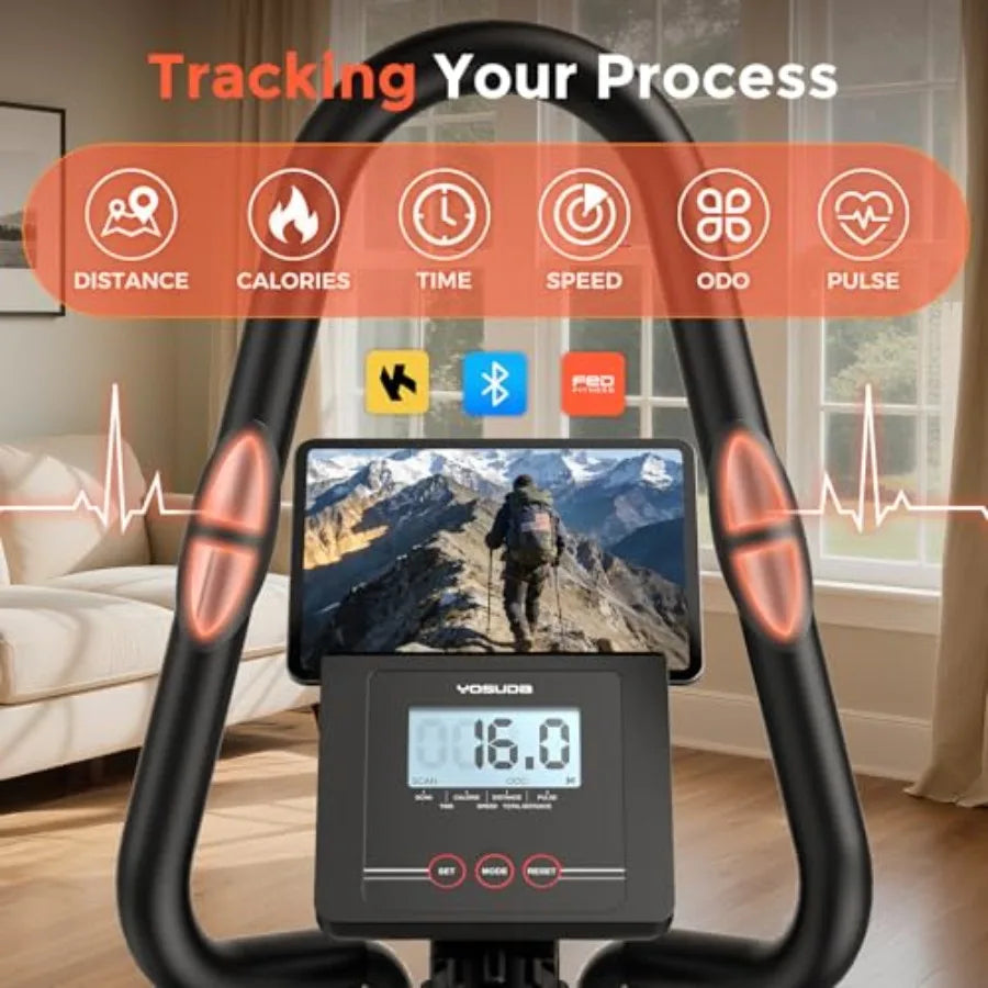 Compact 3-In-1 Elliptical Cardio Climber Stair Stepper For Home by S And B Enterprise