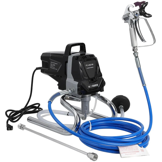1010W High-Efficiency Airless Paint Sprayer – 3000PSI Electric Spray Sprayer with 20" Extension Rod – Low Overspray, No Thinning Needed – Ideal for Home Interior & Exterior Painting, Walls