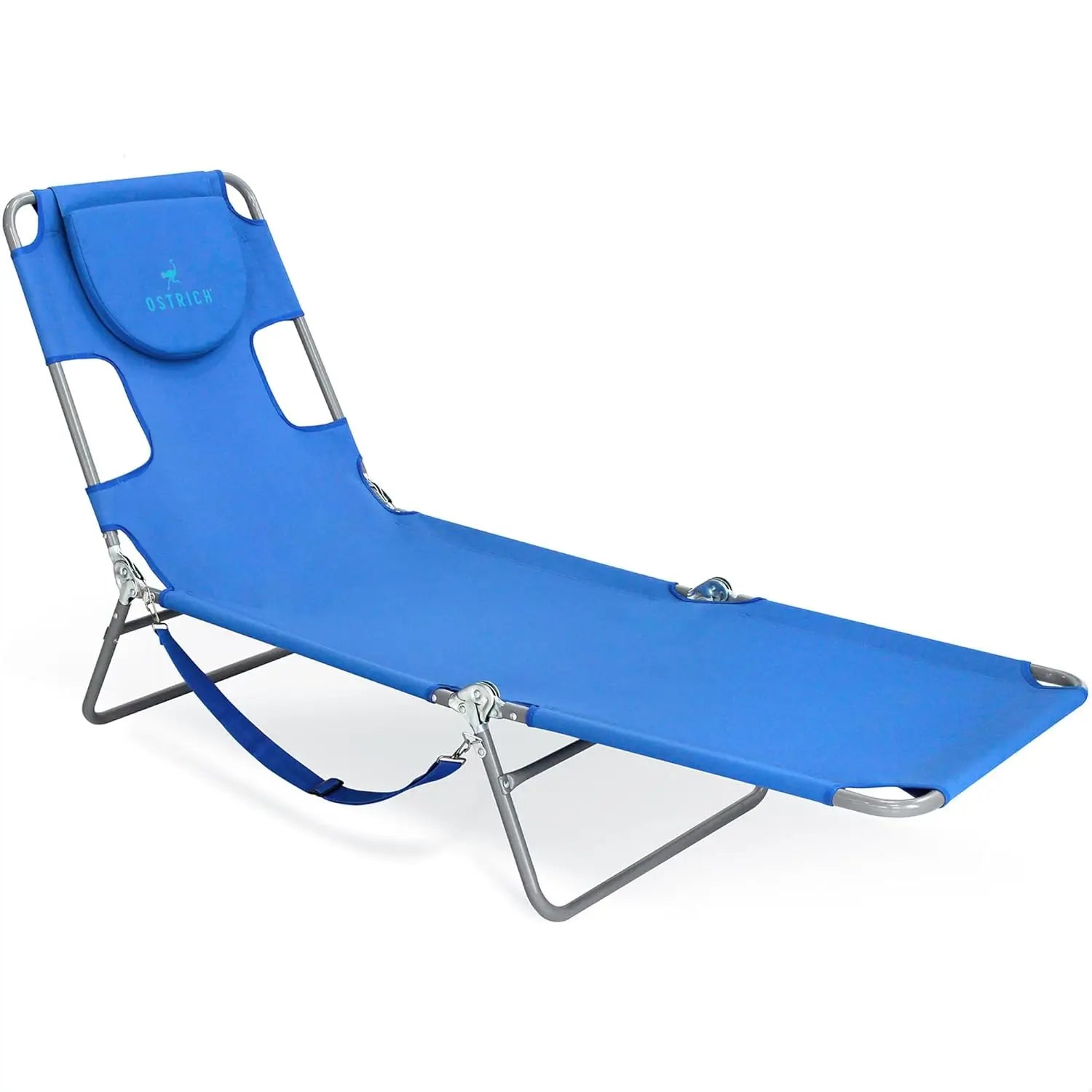 Portable Outdoor Folding Reclining Beach Lounge Chair For Lawn by S And B Enterprise