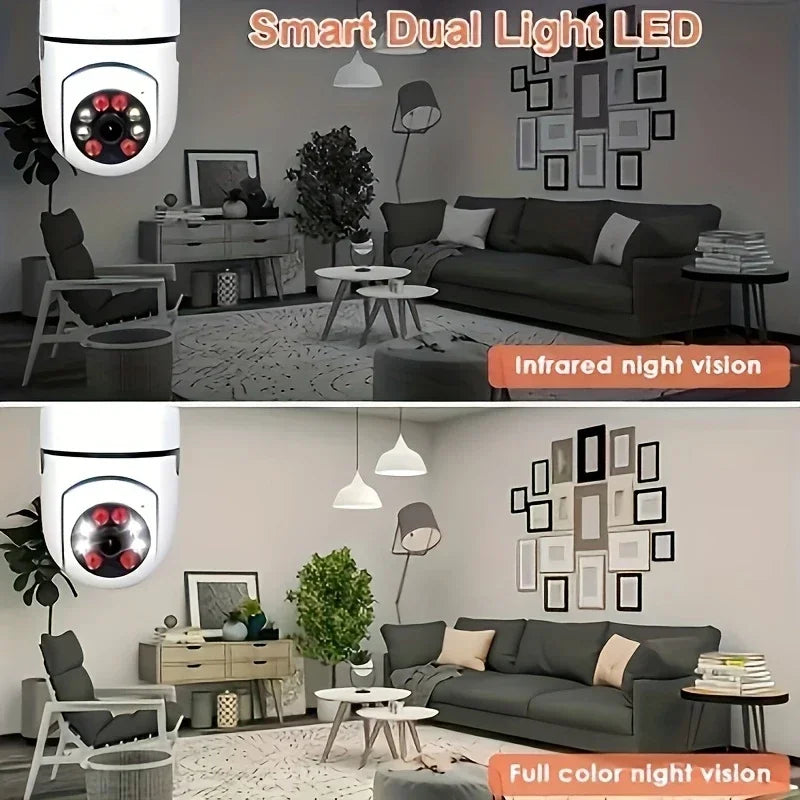 BoyKeep Ease Life App Light Bulb Security Camera Outdoor Wireless 5GHz