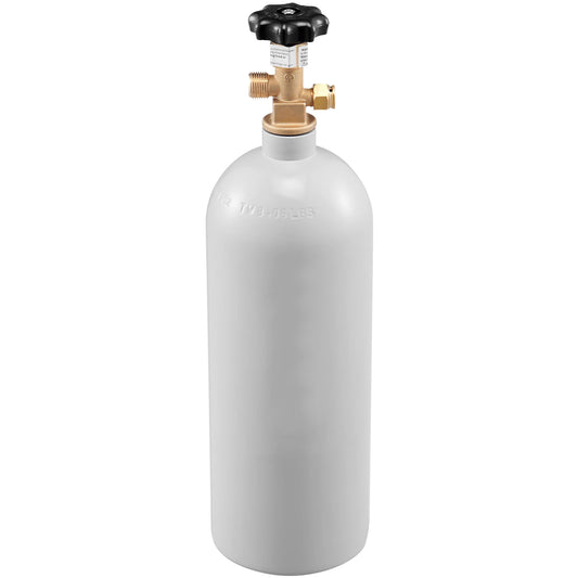 VEVOR CO2 Tank Aluminum Gas Cylinder CGA320 Valve Spray Coating