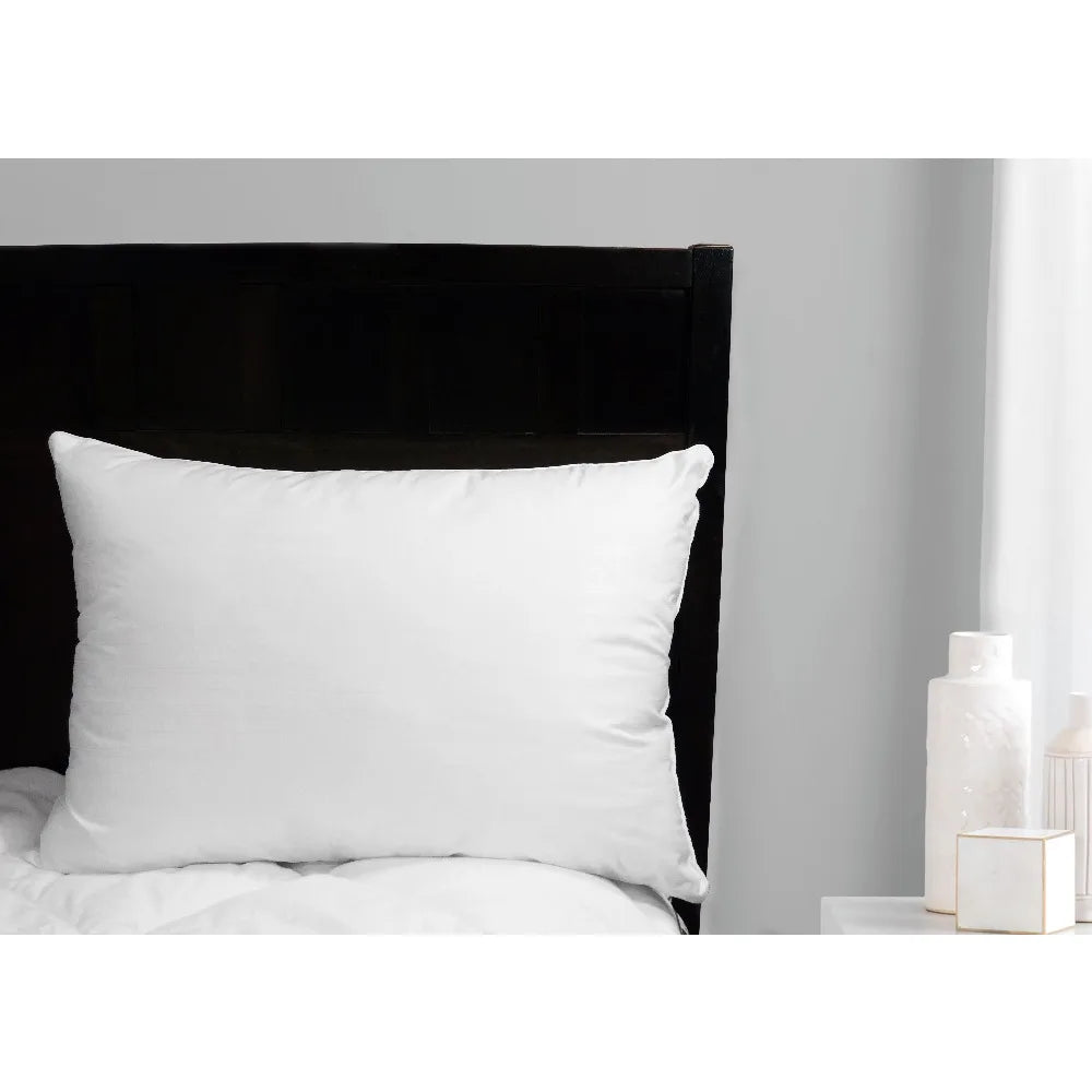 Comfort Complete Bed Pillow 2-pack, standard queen size, white, premium support by S And B Enterprise