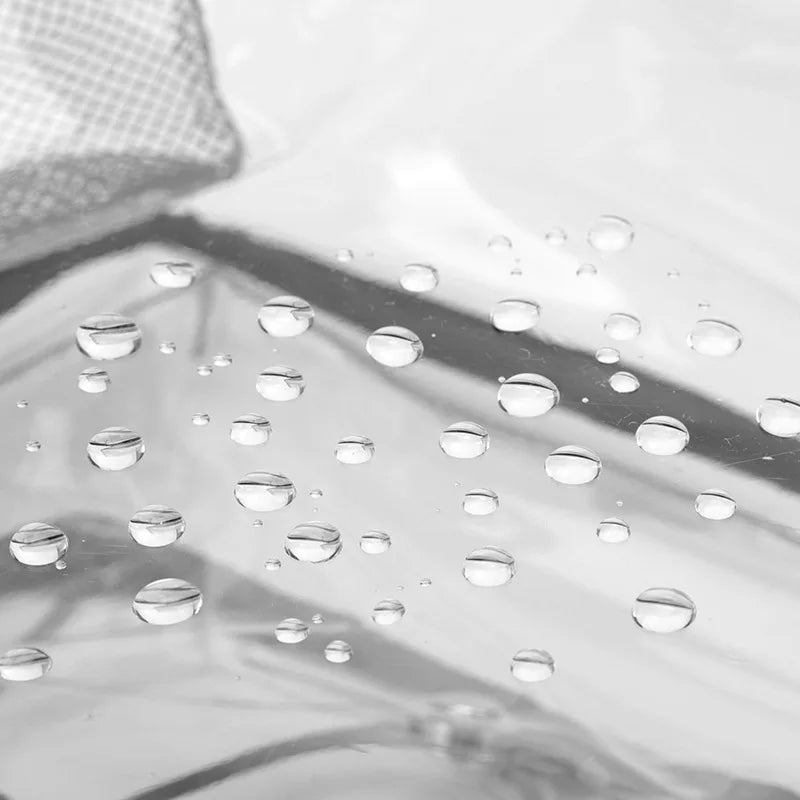 PVC transparent beach bag by S And B Enterprise; clear waterproof crossbody tote.