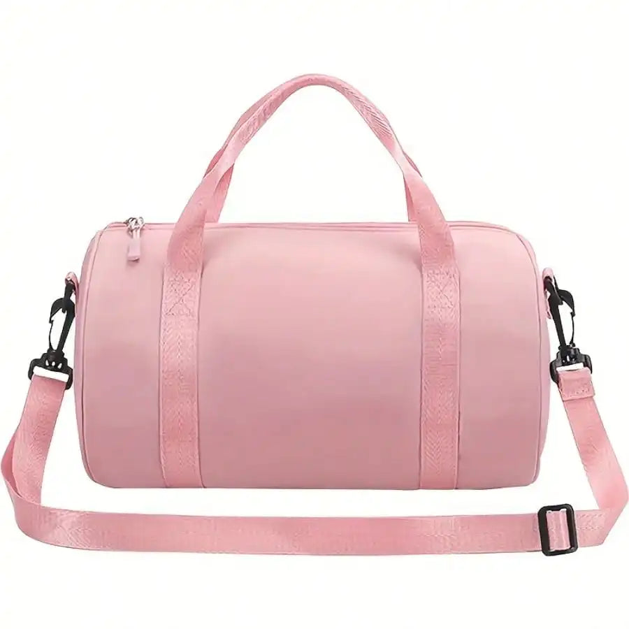 Mini Gym Bag Small Barrel Duffle Crossbody Tote For Women Men Workout Bag Lightweight For Weekender Travel Sports Yoga Fitness Dance by S And B Enterprise