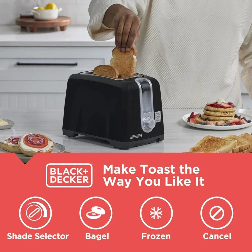 Extra Wide Slot Two Slice Toaster