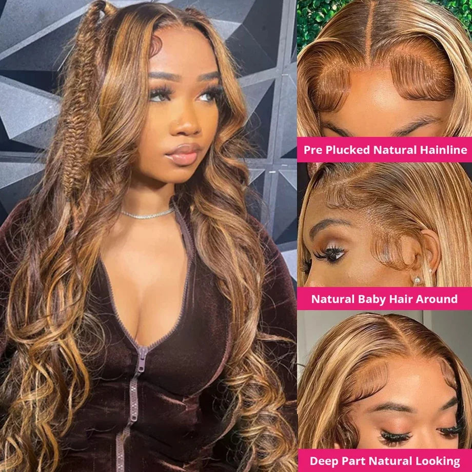 BEKAS 100 Percent Human Hair Premium HD Lace Front Wig
