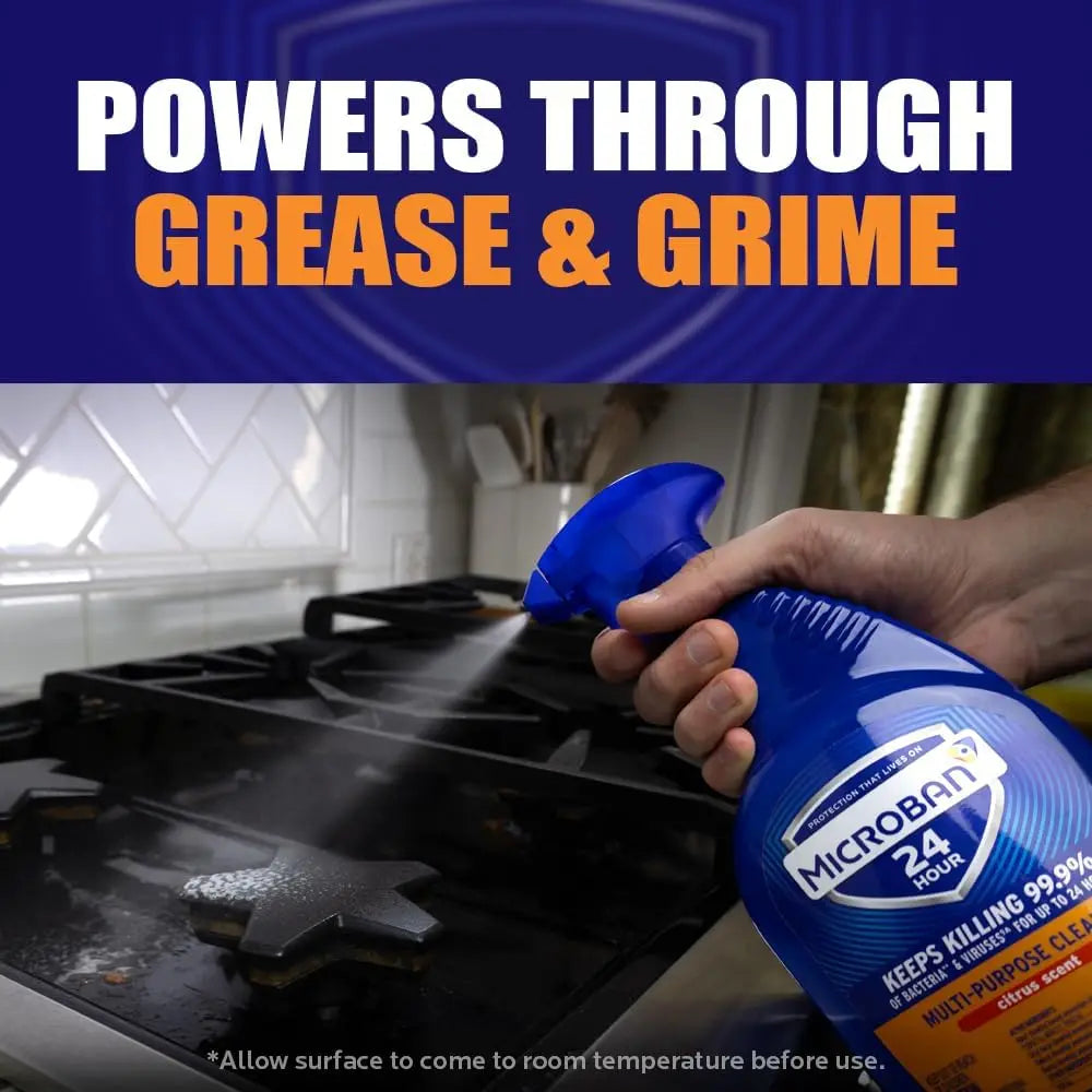 Multi-Purpose Cleaner Citrus Scent Eliminates Soap Scum and Grease