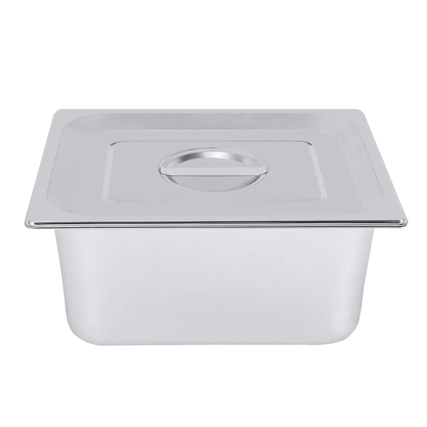 Stainless Steel Steam Table Pans Set With Lids 4-Piece
