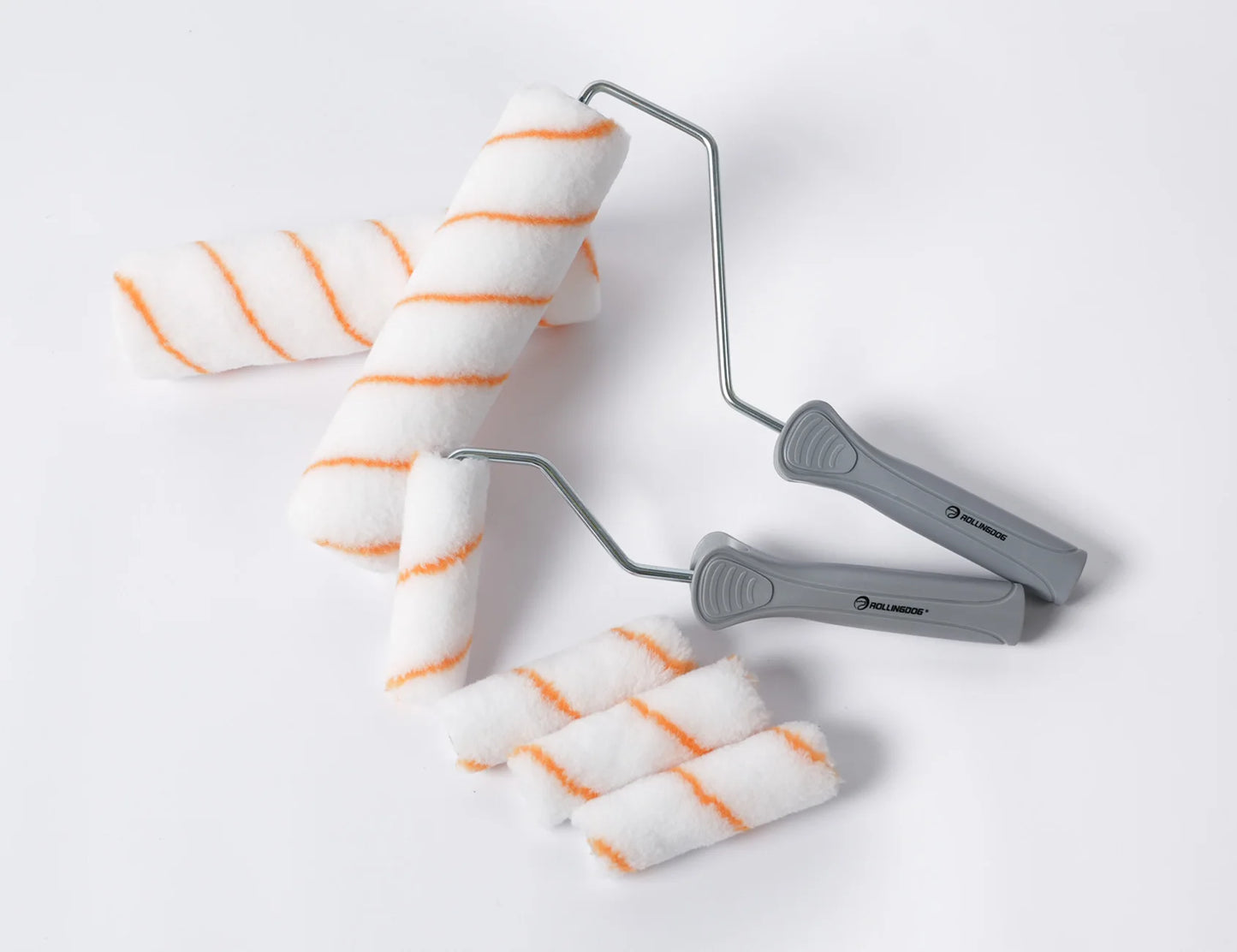 ROLLINGDOG Paint Roller Kit With Extension Pole And Tray