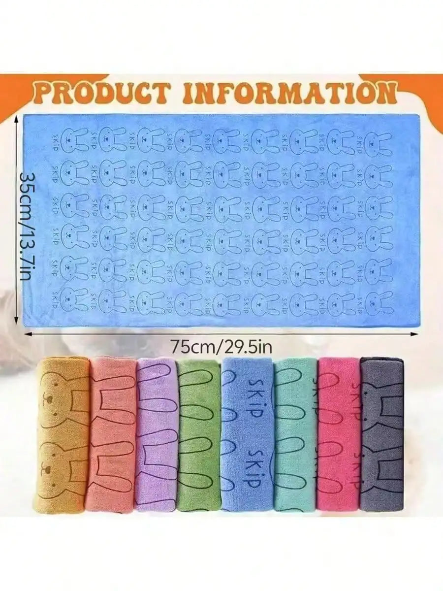 Quick Dry Ultra Fine Fiber Pet Towel for Small Pets