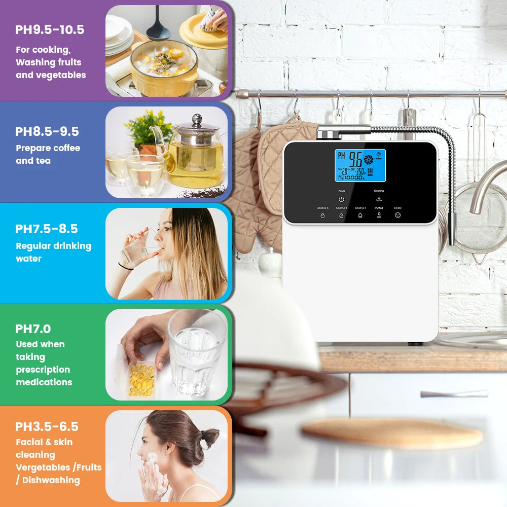 CAWOLO 11-plate platinum-coated alkaline water ionizer machine for home use by S And B Enterprise