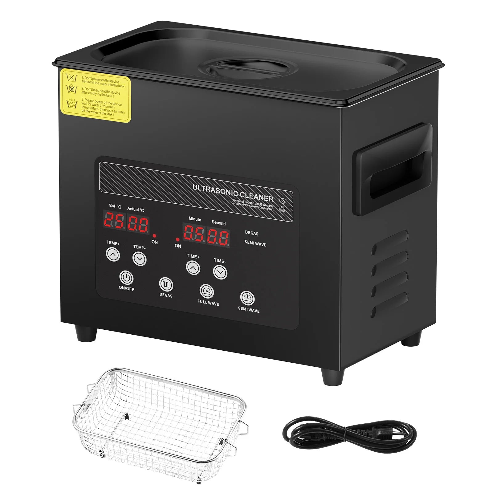 SucceBuy 2L 3L 6L 10L 15L Ultrasonic Cleaner Lave-Dishes Portable Washing Machine Diswasher Ultrasound Home Appliances w/ Timer by S And B Enterprise
