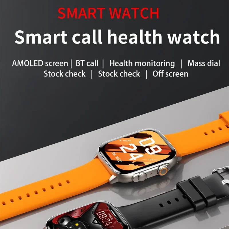 New Full-Touch High-Definition Men'S and Women'S Sports Smartwatch Features Wireless Dialing, Answering Calls, Motion Tracking and Music Control. Suitable for Android & IPhone,The First Choice for Gifts