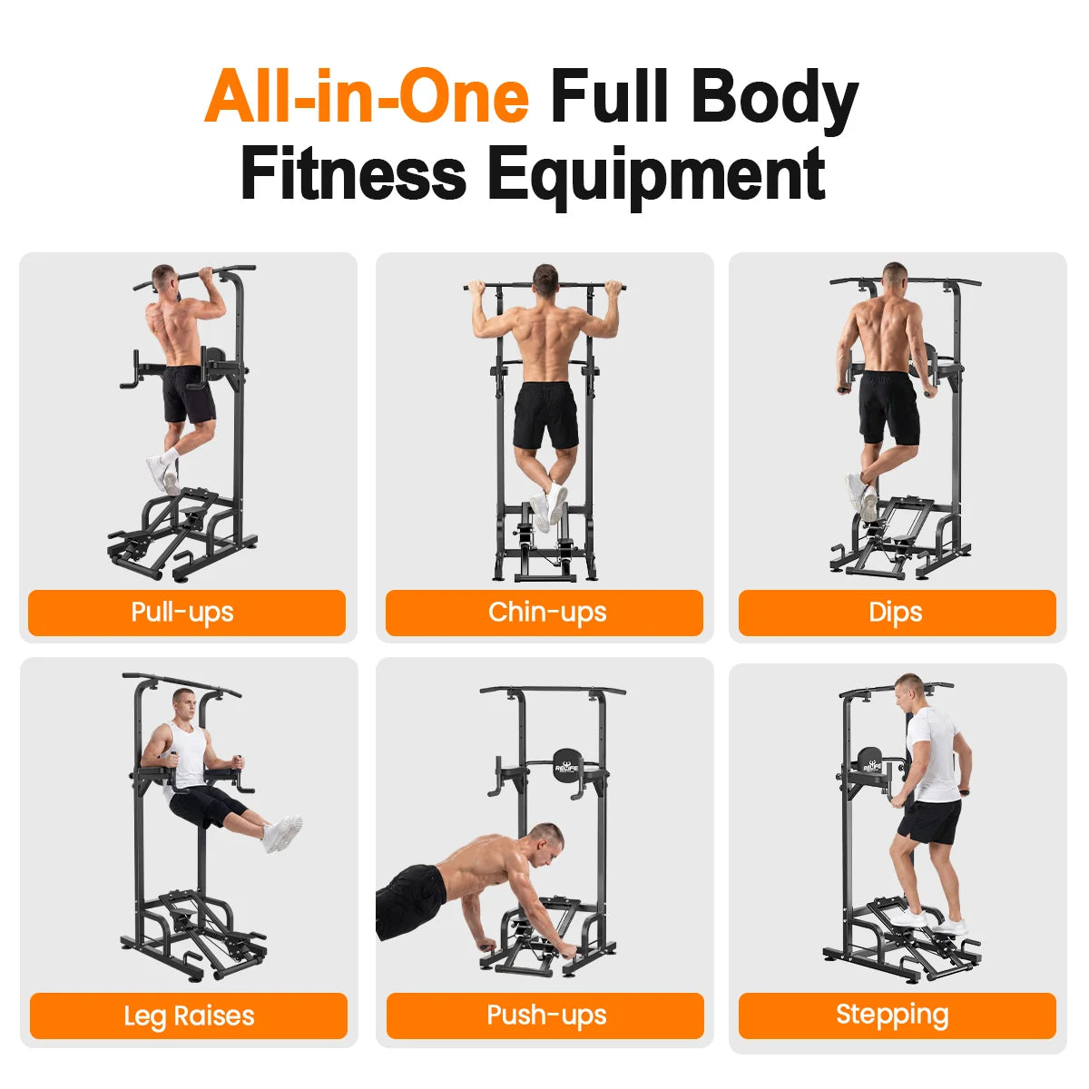 Multifunctional Power Tower Pull Up Dip Station 450LBS by S And B Enterprise