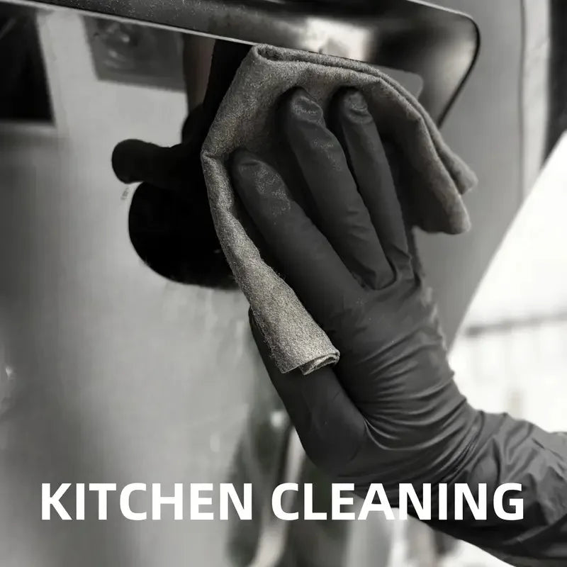 Nitrile Gloves 100 Pcs Disposable Oil Resistant Waterproof Kitchen