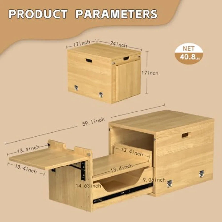 Folding Camping Table With Storage Drawer For SUV Camp Kitchen