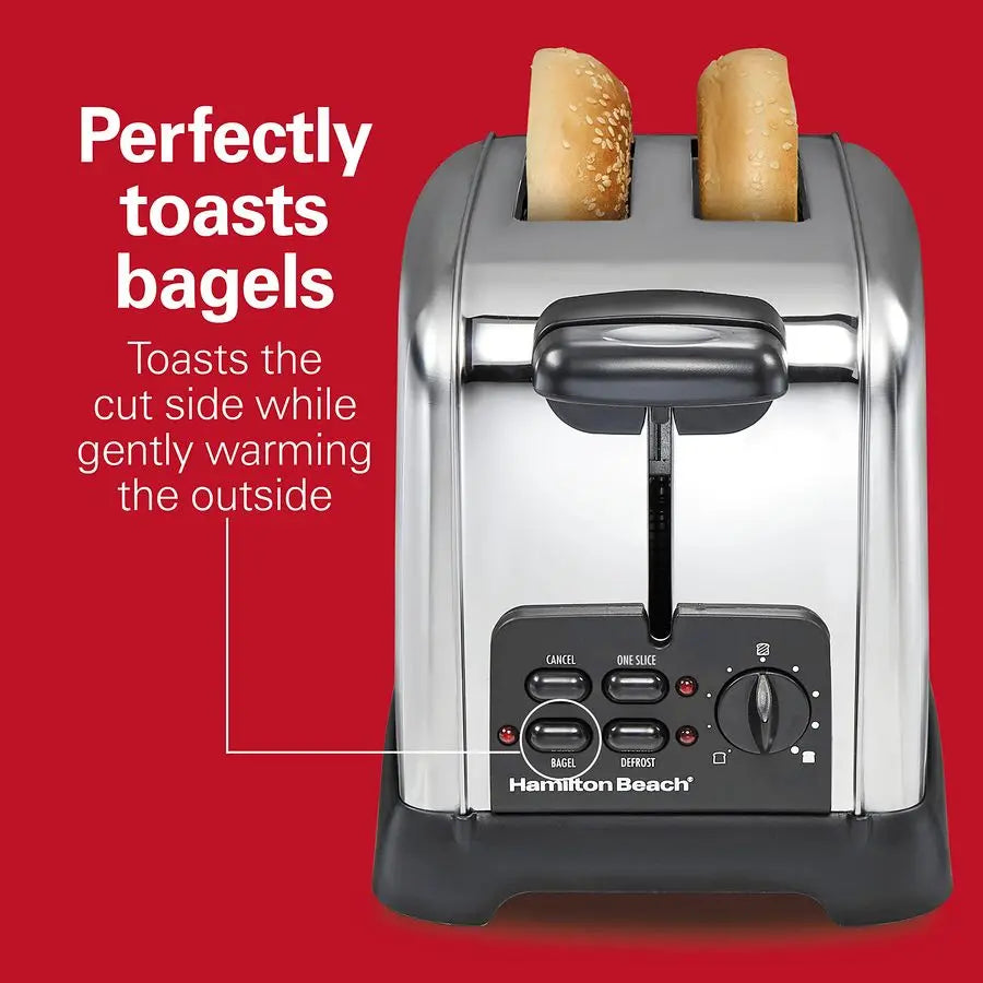 Retro Toaster With Wide Slots And SureToast Bagel Defrost Settings