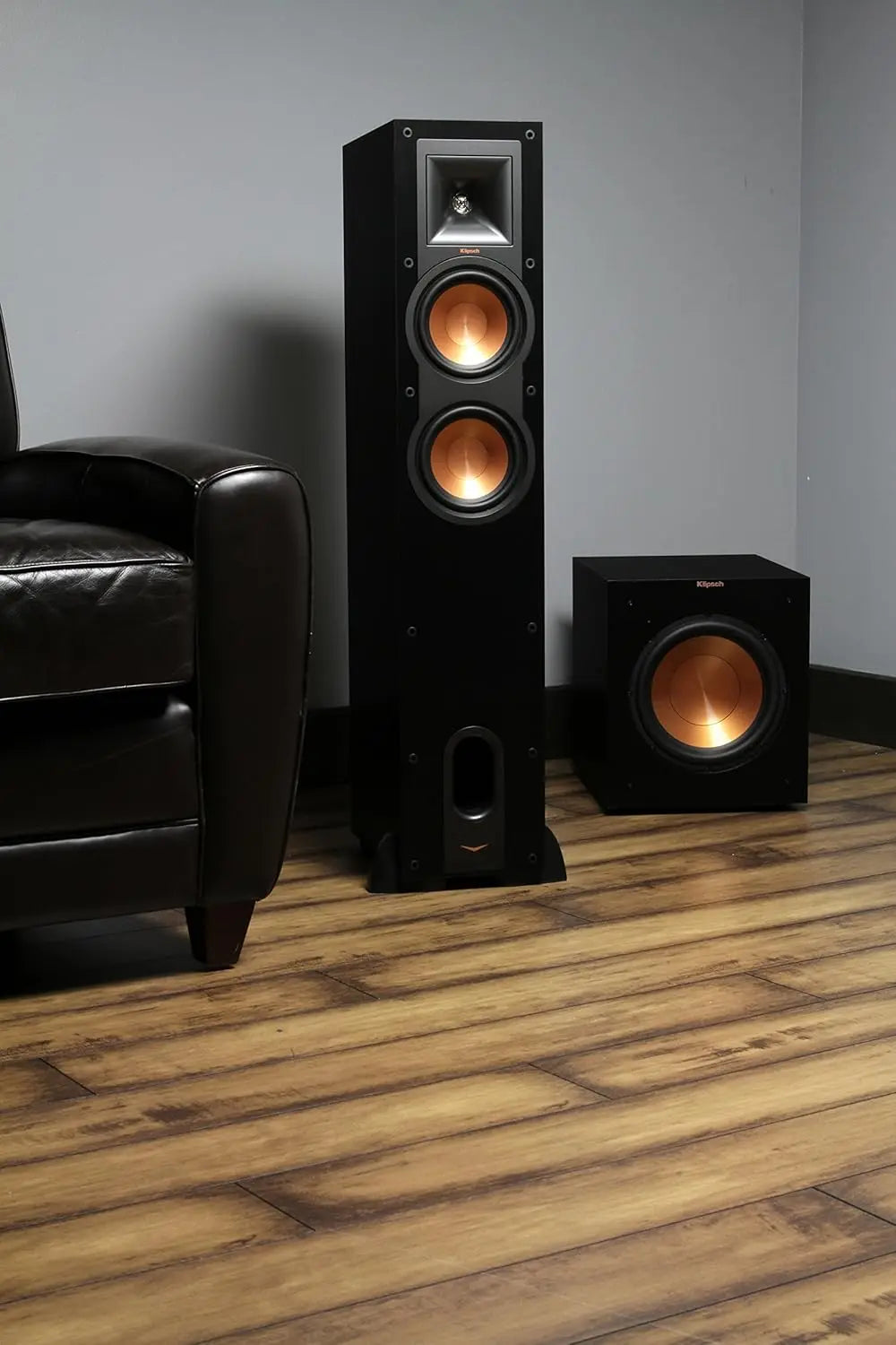 XMSJ Powerful Deep Bass Front Firing Subwoofer 400W Digital Power