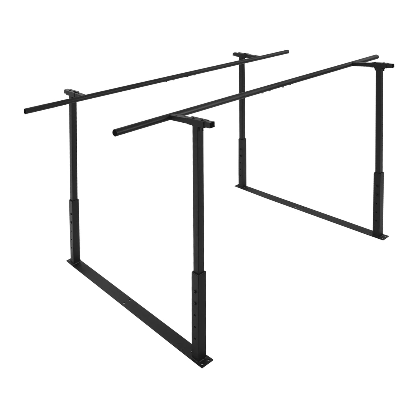 Floor Mounted Walking Assist Bar Adjustable Height & Width 182cm/6ft Length Parallel Bars for Rehabilitation Walking Balance Issues by S And B Enterprise
