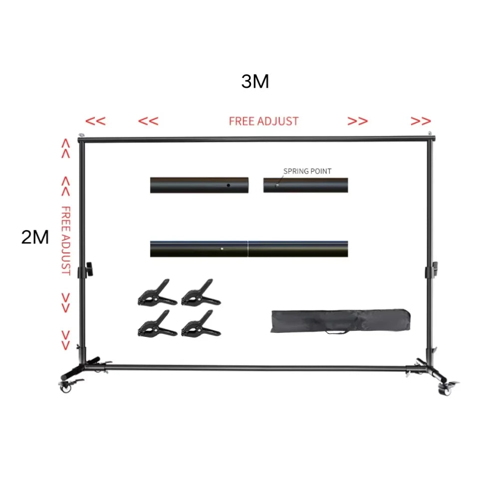 SH Background Stand Photo Backdrop Crossbar For Photography by S And B Enterprise