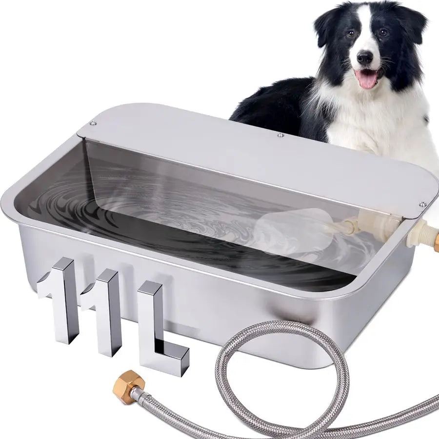 Outdoor Dog Water Dispenser Auto Fill Stainless Waterer