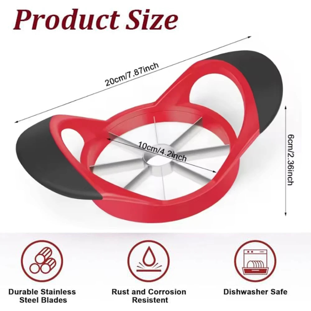 Stainless Steel Apple Slicer And Corer Multifunction Kitchen Tool by S And B Enterprise