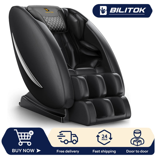 BILITOK Massage Chair Recliner With Bluetooth Zero Gravity And Heating