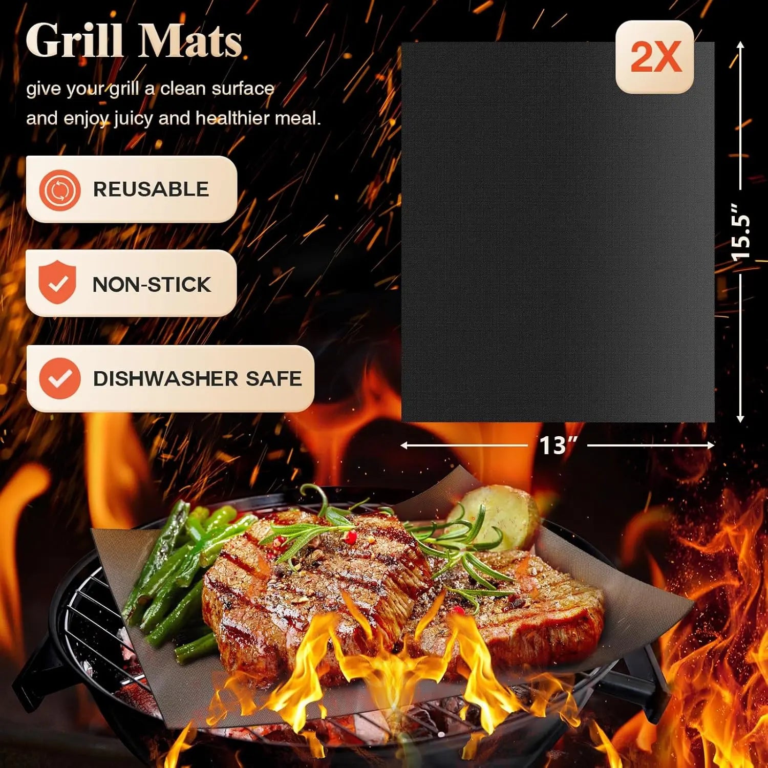 Stainless Steel 26-Piece BBQ Grill Tools Set With Aluminum Case by S And B Enterprise