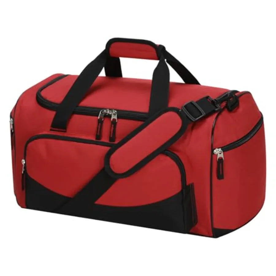 30L Gym Sport Duffle Bag - 17 inch Carry on Weekender Overnight Bag for Travel, Workout, Fitness -30L by S And B Enterprise