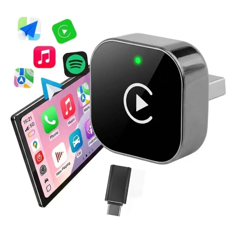 Vyvylabs Upgraded Wireless CarPlay Adapter For iPhone And Android by S And B Enterprise