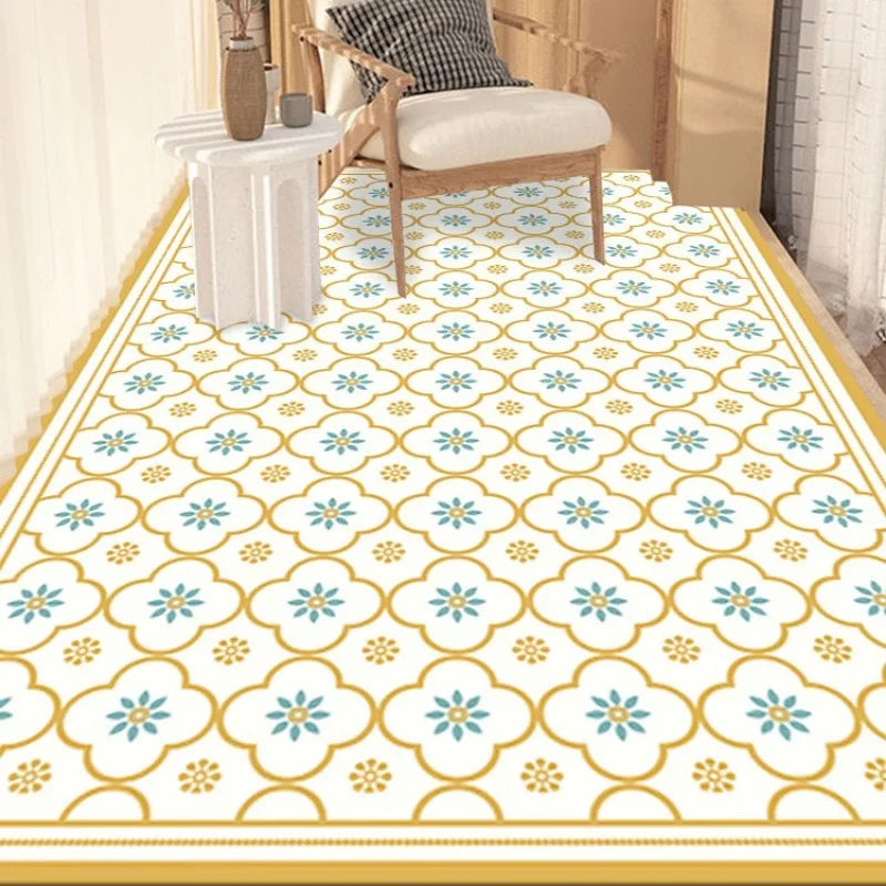 Balcony Mats Kitchen Floor Mat PVC Waterproof Sun-proof Carpet Leather Non-slip Dirt-resistant Rug Wear-resistant Ковер 러그 Tapis by S And B Enterprise