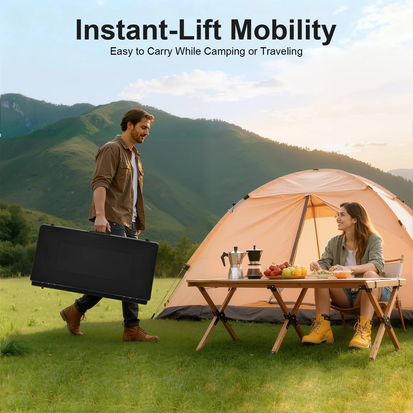 Portable 3-Burner Camping Gas Stove Propane Butane Outdoor Grill by S And B Enterprise