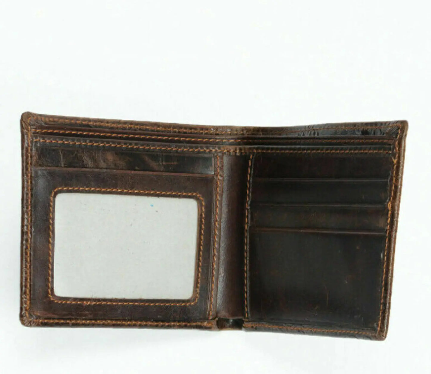 Cowhide Short Wallet 3D Dragon Embossed Genuine Leather Men