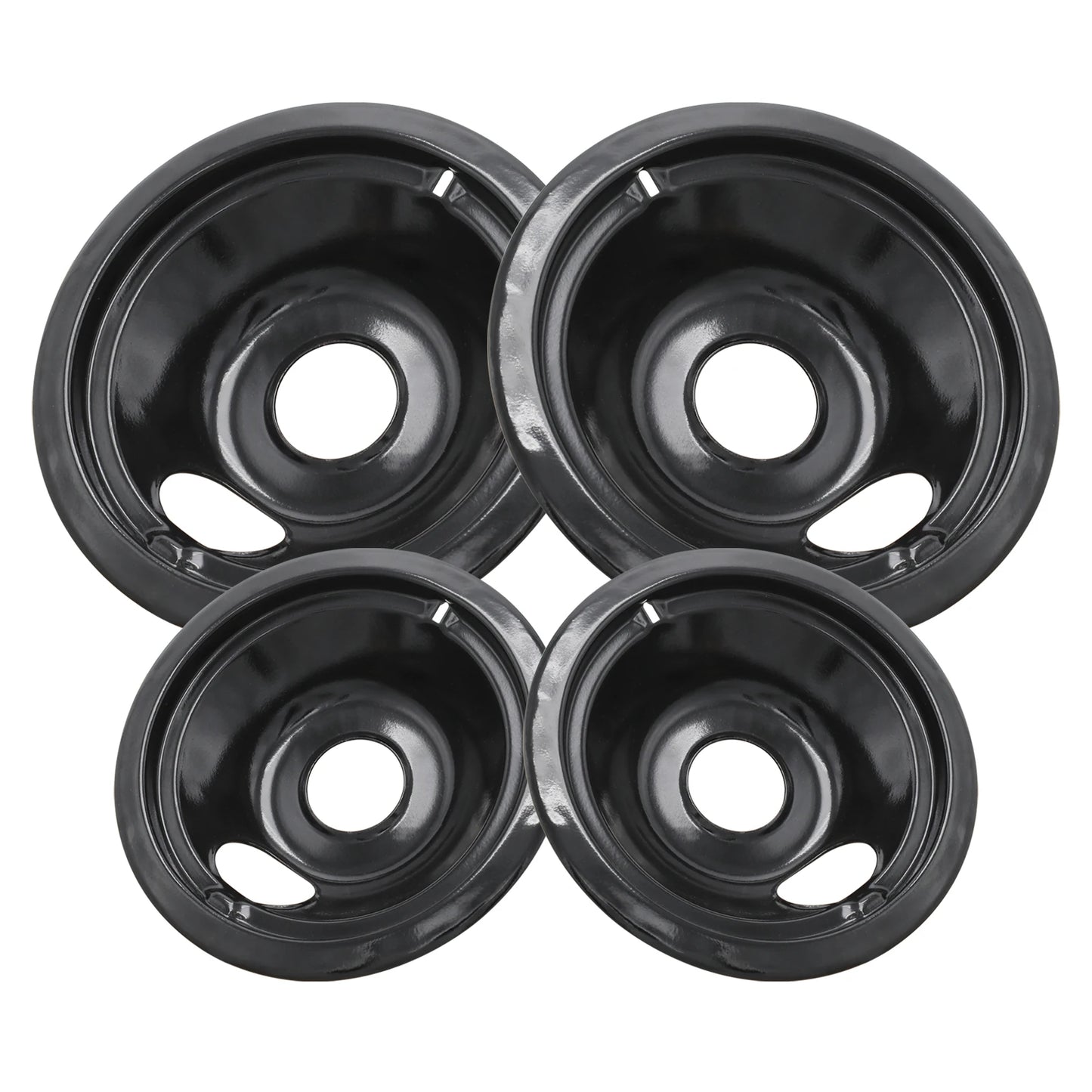 Cooktop Drip Pan Set For GE Hotpoint Stoves Pack Four