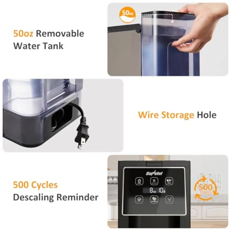 Coffee Maker With Grinder For Home Office Use 3In1 by S And B Enterprise