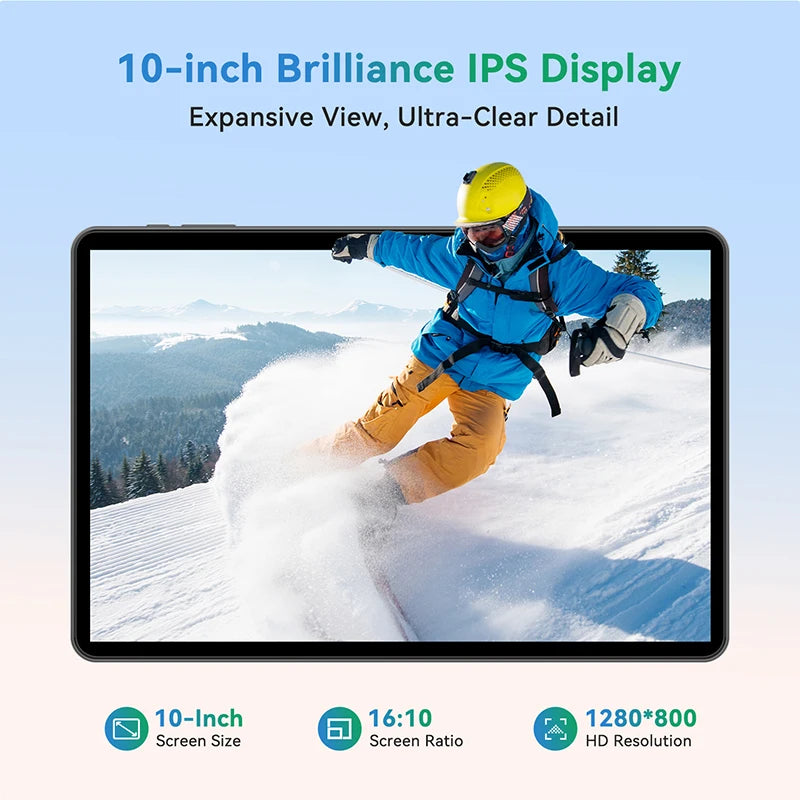 SVITOOC Android 15 Tablet Unisoc T606 12GB RAM 128GB ROM