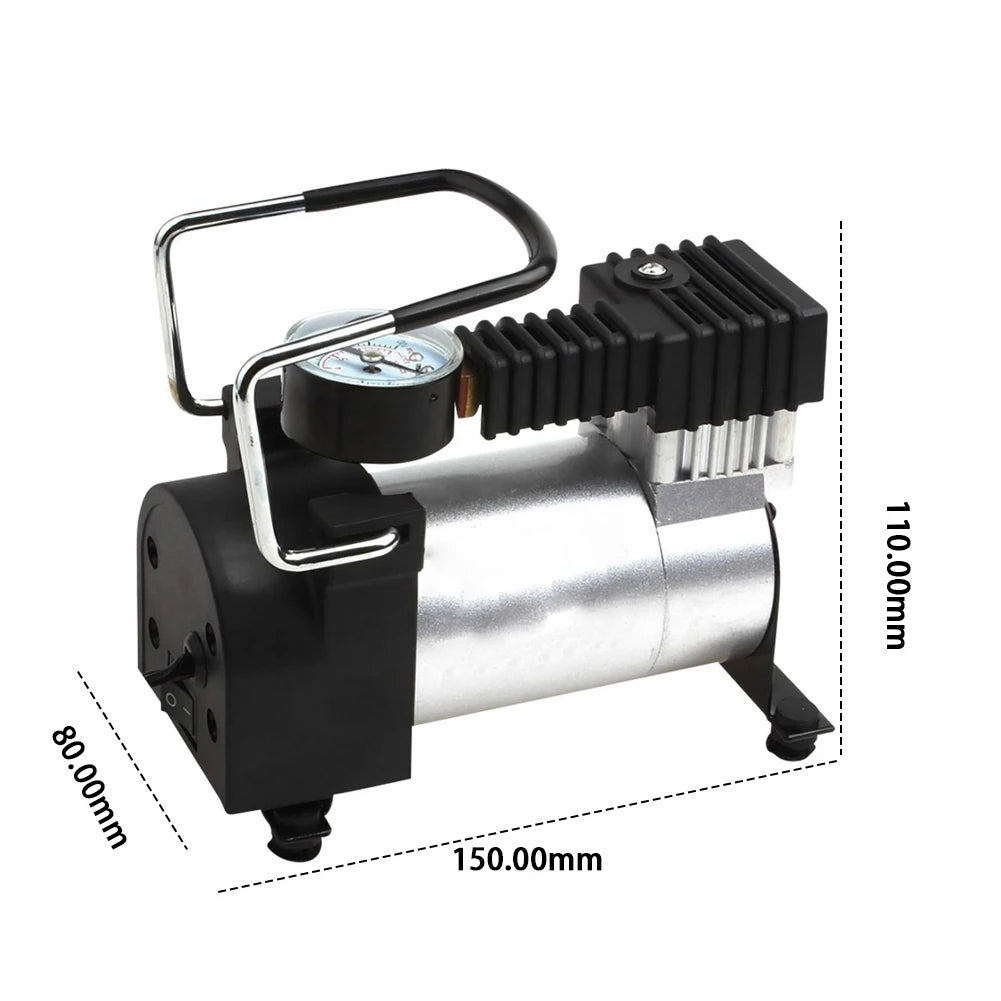 12V 150psi Portable Metal Air Compressor Car Tyre Inflator by S And B Enterprise