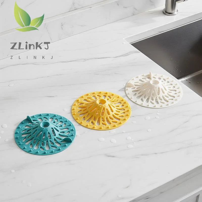 Hair Stopper Catcher Shower Drain Strainer Drainer Kitchen Sink Filter Bathtub Sewer Outfall Filter Cover Bathroom Accessories by S And B Enterprise