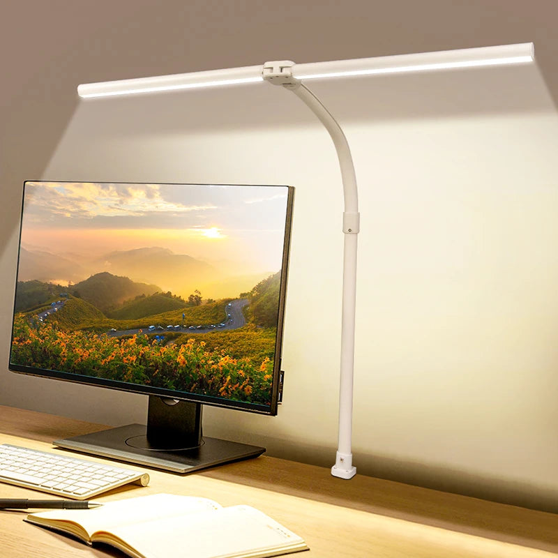 LAOPAO Double Head LED Desk Lamp With 5 Lighting Modes by S And B Enterprise