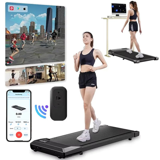 Superun 350lb Home Treadmill 2.5HP 2In1 Walking Running Machine by S And B Enterprise