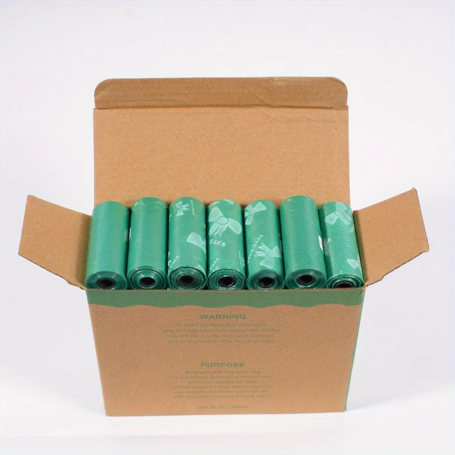 Pet Poop Bags 8 Rolls 120 Bags Scented And Unscented Options by S And B Enterprise