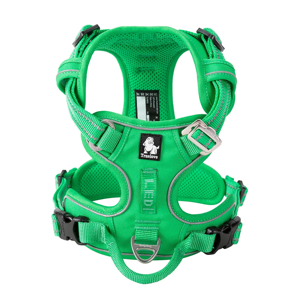 TRUELOVE No Pull Dog Harness Reflective Breathable Adjustable Training Vest by S And B Enterprise