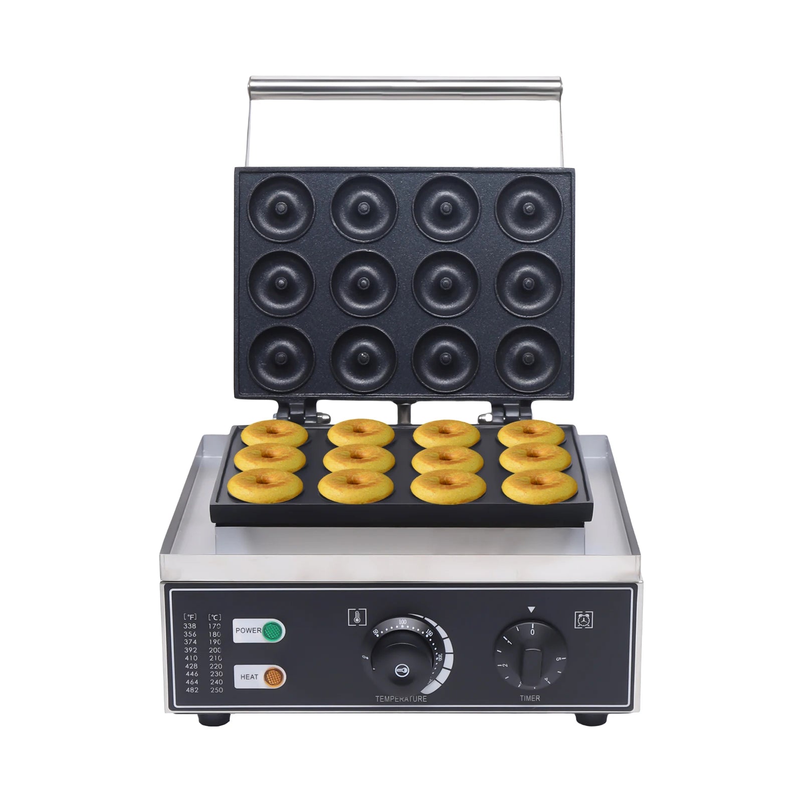 Sweetmile Portable Commercial Donut And Waffle Maker Nonstick Surface by S And B Enterprise