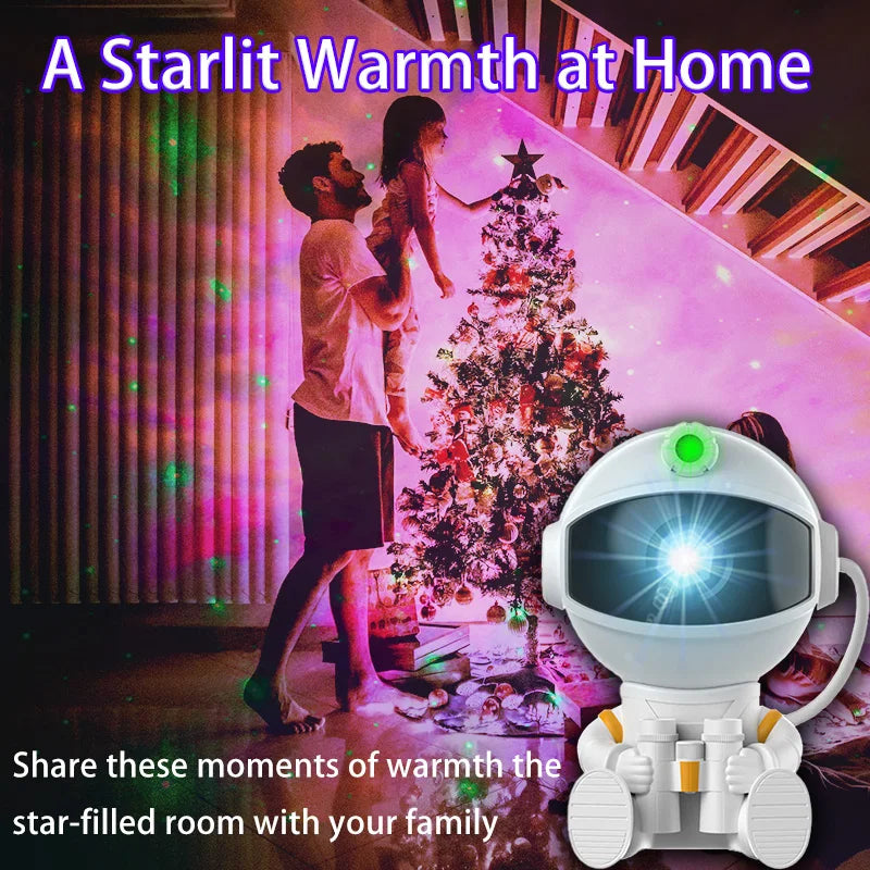 Astronaut projector lamp by S And B Enterprise, white LED galaxy starry night nebula for bedroom decor