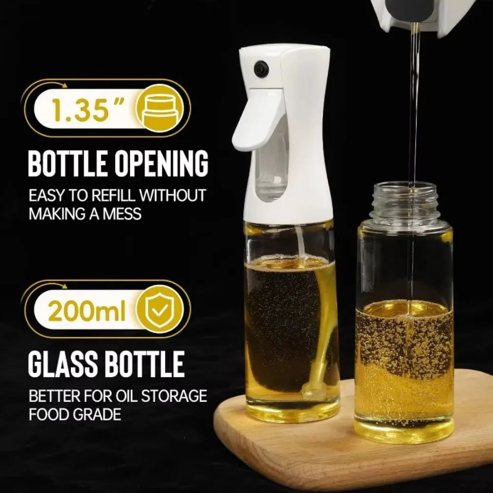 Olive Oil Spray Dispenser Bottle For Cooking, Reusable